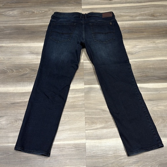 Buffalo David Bitton Jack stretch straight blue denim jeans size 38 - Picture 8 of 9